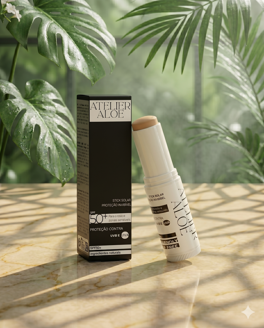 Stick Solar Proteção Invisível SPF50+